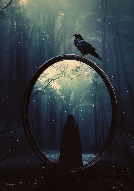 Satanic Mirror. โดย 莲心明珠 (Lián Xīn Míng Zhū). @Plotteller | พล็อตเทลเลอร์