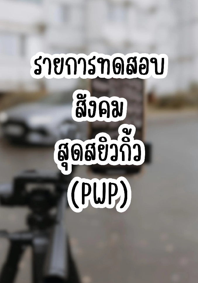 รายการทดสอบสังคมสุดสยิวกิ้ว (PWP) โดย ลูกไก่สามตัว @Plotteller | พล็อตเทลเลอร์